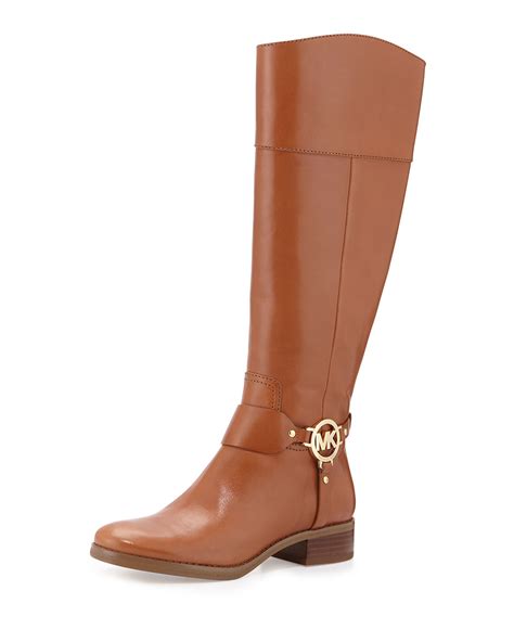 michael kors fulton harness boot leather